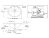 Схема Раковина накладная Tides Kohler 2015 K-2839-1-G9 Современный / Скандинавский / Модерн