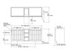 Схема Тумба под раковину Damask Kohler 2015 K-99525-TK-1WB Современный / Скандинавский / Модерн