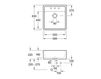 Схема Раковина встраиваемая SINGLE-BOWL SINK Villeroy & Boch Kitchen 6320 61 i2 Современный / Скандинавский / Модерн
