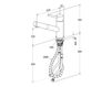 Схема Смеситель для кухни Como Shower Villeroy & Boch Kitchen 9252 00 LC Современный / Скандинавский / Модерн