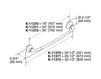 Схема Держатель для полотенец Forté Kohler 2015 K-11371-BN Современный / Скандинавский / Модерн