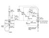 Схема Смеситель для кухни Vinnata Kohler 2015 K-691-VS Современный / Скандинавский / Модерн