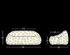 Схема Диван для террасы AIRBALL  Plust LIGHTS 6283 A4182+YELLOW Минимализм / Хай-тек