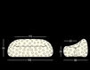 Схема Диван для террасы AIRBALL  Plust LIGHTS 6283 A4182+ROSE Минимализм / Хай-тек