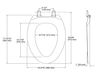 Схема Крышка для унитаза Lustra Quick-Release Kohler 2015 K-4652-G9 Современный / Скандинавский / Модерн