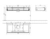 Схема Тумба под раковину LA BELLE Villeroy & Boch Bathroom and Wellness A586 10 Современный / Скандинавский / Модерн