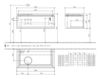 Схема Тумба под раковину LEGATO Villeroy & Boch Bathroom and Wellness B106 00 Современный / Скандинавский / Модерн