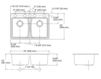 Схема Раковина встраиваемая Deerfield Kohler 2015 K-5873-5U-0 Современный / Скандинавский / Модерн