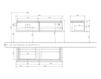 Схема Тумба под раковину LEGATO Villeroy & Boch Bathroom and Wellness B117 60 Современный / Скандинавский / Модерн