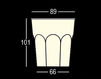 Схема Столик кофейный CUBALIBRE Plust LIGHTS 8296 A4182+YELLOW Минимализм / Хай-тек