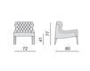 Схема Кресло Piola Capitone Vittoria Frigerio by Frigerio Poltrone e Divani 2015 VF13408 Ар-деко / Ар-нуво / Американский