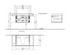 Схема Тумба под раковину 2MORROW Villeroy & Boch Bathroom and Wellness A744 0Z XX Современный / Скандинавский / Модерн