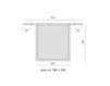 Схема Кровать Corio Vittoria Frigerio by Frigerio Poltrone e Divani 2015 VF50302 Ар-деко / Ар-нуво / Американский
