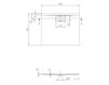 Схема Душевой поддон ARCHITECTURA METALRIM Villeroy & Boch Bathroom and Wellness UDA 9075 ARA 215V-XX Современный / Скандинавский / Модерн