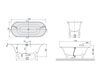 Схема Ванна CETA Duo Villeroy & Boch Bathroom and Wellness UBQ 175 CEA 7B0V-XX  Современный / Скандинавский / Модерн