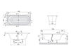 Схема Ванна CETUS Solo Villeroy & Boch Bathroom and Wellness UBQ 180 CEU 2V-XX Современный / Скандинавский / Модерн