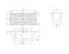 Схема Ванна LA BELLE Duo Villeroy & Boch Bathroom and Wellness UBQ 180 LAB 2PDDUV-01 Современный / Скандинавский / Модерн