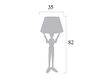 Схема Лампа напольная Pinocchio Lamp Valsecchi 1918 2014 S 714/18/02 2 Современный / Скандинавский / Модерн