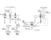 Схема Смеситель для биде Purist Kohler 2015 K-14431-4-BN Современный / Скандинавский / Модерн