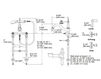 Схема Смеситель напольный Antique Kohler 2015 K-110-3-BN K-128-BN Современный / Скандинавский / Модерн