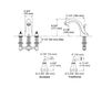 Схема Смеситель для ванны Forté Kohler 2015 K-T10292-4A-BN Современный / Скандинавский / Модерн