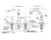 Схема Смеситель для ванны Kelston Kohler 2015 K-T13494-4-2BZ Современный / Скандинавский / Модерн