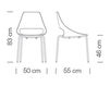Схема Стул ECHO Metalmobil Light_Collection_2015 151 CR+WHITE Современный / Скандинавский / Модерн
