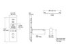 Схема Панель настройки для электронного смесителя DTV Prompt Kohler 2015 K-558-0 K-559-CP Современный / Скандинавский / Модерн