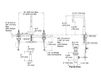 Схема Смеситель для раковины Purist Kohler 2015 K-14407-3-SN Современный / Скандинавский / Модерн