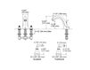 Схема Смеситель для ванны Forté Kohler 2015 K-T10292-4-BN Современный / Скандинавский / Модерн