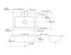 Схема Раковина накладная Bakersfield Kohler 2015 K-5832-3-7 Современный / Скандинавский / Модерн
