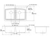 Схема Раковина накладная Brookfield Kohler 2015 K-5846-1-47 Современный / Скандинавский / Модерн