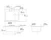 Схема Раковина накладная Riverby Kohler 2015 K-5872-3A1-7 Современный / Скандинавский / Модерн