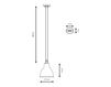 Схема Светильник La Lampe Gras by DCW éditions GRAS LAMPS 322 COP-RAW-WH ROUND L Современный / Скандинавский / Модерн