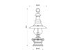 Схема Лампа настольная Laura Suardi srl Unipersonale  Lighting 2213.LT Современный / Скандинавский / Модерн