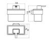 Схема Дозатор для мыла Emco Loft 4221 001 00 Минимализм / Хай-тек