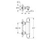 Схема Смеситель термостатический Grohtherm 1000 Grohe 2015 34 143 003 Минимализм / Хай-тек