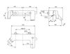 Схема Смеситель настенный Jado Jes H4496AA Минимализм / Хай-тек