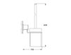 Схема Щетка для туалета Allure Grohe 2012 40 340 000 Современный / Скандинавский / Модерн