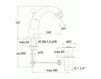 Схема Смеситель для раковины Jado Oriental H3788H3 Классический / Исторический / Английский