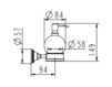 Схема Дозатор для мыла Jado Lighthouse H3920AA Классический / Исторический / Английский
