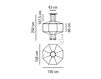 Схема Светильник Vibia Grupo T Diffusion, S.A. Wireflow 0299 Минимализм / Хай-тек
