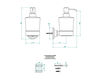 Схема Дозатор для мыла THG DAHLIA A41.613 Современный / Скандинавский / Модерн