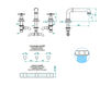Схема Смеситель для ванны THG SAINT GERMAIN G7C.25SG Лофт / Фьюжн / Винтаж / Ретро