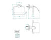 Схема Держатель для туалетной бумаги THG SAINT GERMAIN G7C.538AC Современный / Скандинавский / Модерн