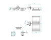 Схема Полка для ванной THG PÉTALE DE CRISTAL CLAIR U6A.2620 Современный / Скандинавский / Модерн