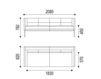 Схема Диван KAPO Möbelwerkstätten GmbH 2015 ATRIUM HO 104+SO 208 Современный / Скандинавский / Модерн