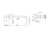 Схема Смеситель настенный Cristal et bronze 2015 25392 30-74 Ар-деко / Ар-нуво / Американский