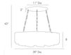 Схема Люстра Vaughn Fixed Arteriors Home  LIGHTING 89995 Современный / Скандинавский / Модерн