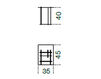 Схема Столик приставной Gallotti&Radice srl 2014 Tetris 35 x 45 x 40h Минимализм / Хай-тек